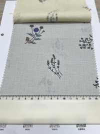 8025-1790-1 綿麻シーチング 刺繍飛び花[生地] 北高 サブ画像