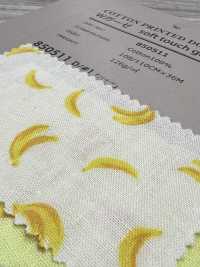 850511 SEVENBERRY® Wガーゼ soft touch gauze Banan&Dinosaur[生地] VANCET サブ画像