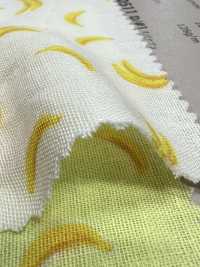 850511 SEVENBERRY® Wガーゼ soft touch gauze Banan&Dinosaur[生地] VANCET サブ画像