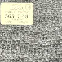 56510-48 25SSHERDREX 【TWILL CHAMBRAY】 ツイルシャンブレー 瑠璃色 無地[生地] 国島株式会社 サブ画像