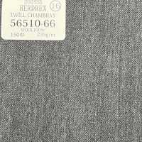 56510-66 25SSHERDREX 【TWILL CHAMBRAY】 ツイルシャンブレー 灰 無地[生地] 国島株式会社 サブ画像