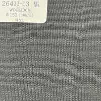 26411-13 25SS BEST SELECTION 【traditional fabric】トラディショナルファブリック 無地 黒[生地] 国島株式会社 サブ画像