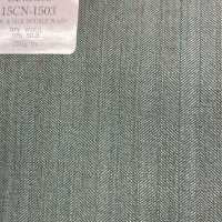 15CN1503 CANONICO WOOL&SILK DOUBLE WARP 緑 ヘリンボーン[生地] CANONICO サブ画像