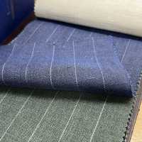 15CN1510 CANONICO カノニコ 21μ WOOL&LINEN TROPICAL ピンストライプ 淡青[生地] CANONICO サブ画像