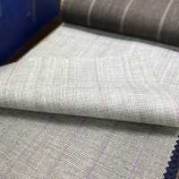 15CN1516 CANONICO カノニコ PURE WOOL TROPICAL SUITINGS グレー ペンシルストライプ[生地] CANONICO サブ画像