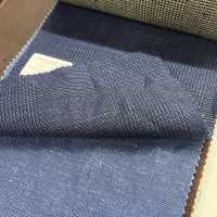 15CN1581 CANONIC カノニコ 21μ WOOL&LINEN TROPICAL 青 グレンチェック[生地] CANONICO サブ画像