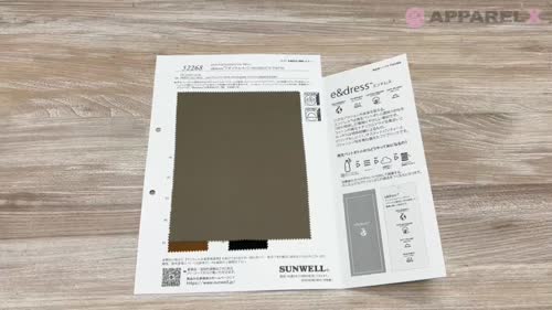 52268 e&dress リサイクルスパンMVS30sビエラWFSY[生地] SUNWELL